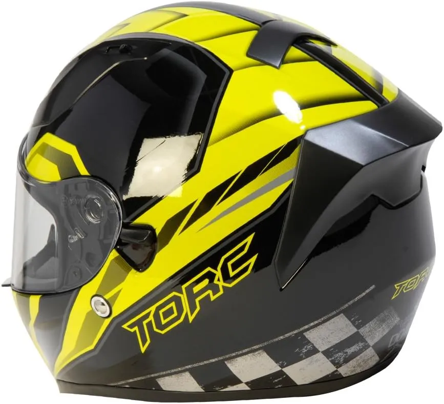 TORC Unisex-adult full-face-helmet-style T15 Motorcycle Helmet With Graphic Edge