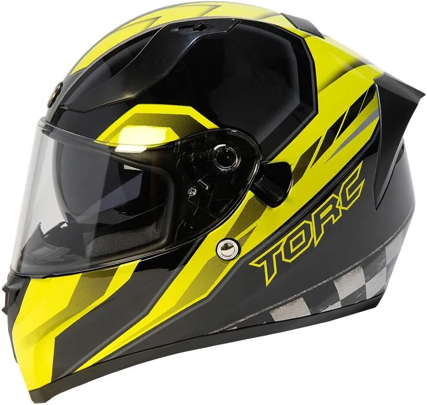 TORC Unisex-adult full-face-helmet-style T15 Motorcycle Helmet With Graphic Edge
