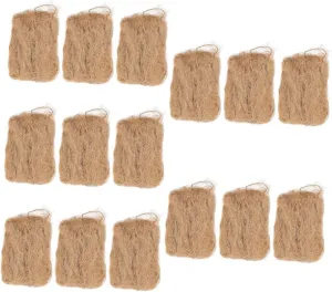 Totority 5sets Professional Fire Tools Jute Easy to Use Outdoor Flame Starter for Camping Hiking and Adventure 3pcs*5
