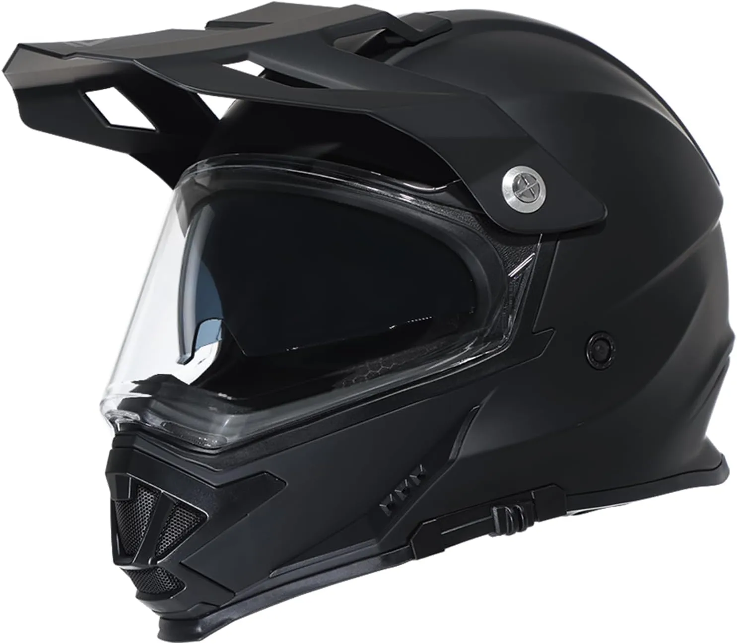 TRIANGLE Motorcycle Helmets Dirt Bike ATV Dual Sports Full Face Helmet for Adults with Tinted Sunshield DOT Approved
