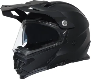 TRIANGLE Motorcycle Helmets Dirt Bike ATV Dual Sports Full Face Helmet for Adults with Tinted Sunshield DOT Approved