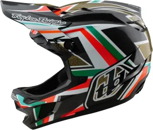 Troy Lee Designs D4 Carbon Helmet; Frames Black/Gold XS