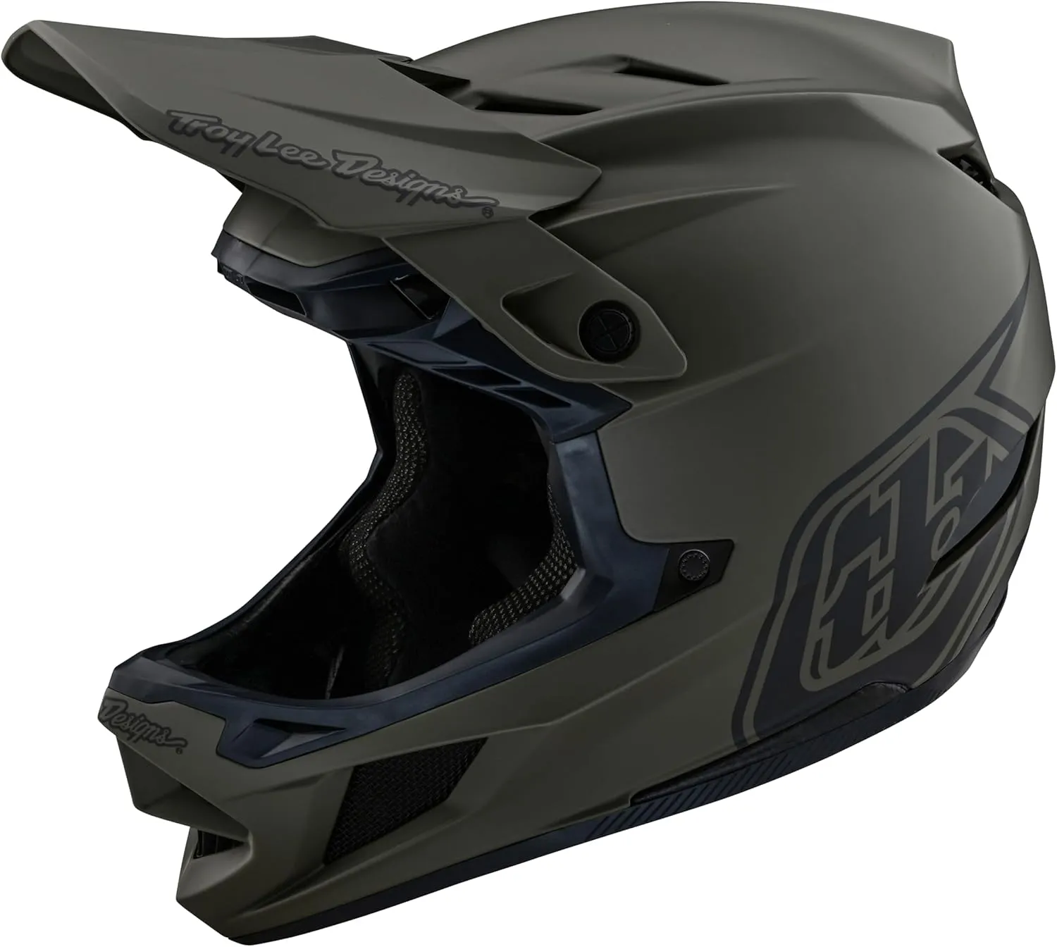 Troy Lee Designs D4 Composite Helmet; Stealth Tarmac XS