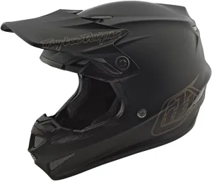 Troy Lee Designs GP Anarchy Adult Offroad Motocross Dirt Bike ATV Powersports Racing Full Face Helmets Lightweight Ventilated Youth GP Helmet; Mono Black MD