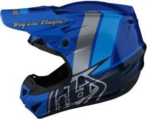 Troy Lee Designs GP Anarchy Adult Offroad Motocross Dirt Bike ATV Powersports Racing Full Face Helmets Lightweight Ventilated Youth GP Helmet; NOVA Blue MD