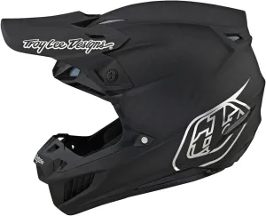 Troy Lee Designs SE5 Carbon Helmet for Dirt Bike/Motorcycle/Motocross, MIPS/EPP/EPS Protection, Carbon Shell, Lightweight, Stealth Black/Chrome, Small, SKU 171437003