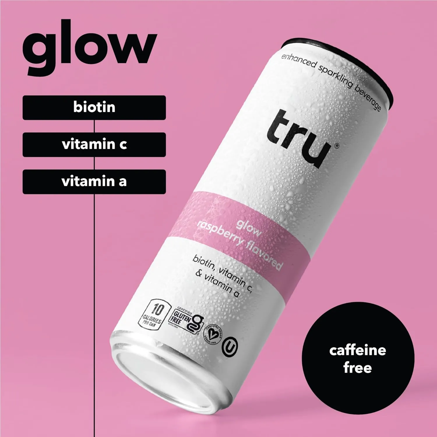 Tru Seltzer Sampler, Variety Pack of Sparkling Water with Real Fruit Juice, Functional Ingredients & Natural Flavors, Gluten Free, Vegan, Low Calorie, Caffeine Free Options, 12 FL OZ Cans, 7 Pack