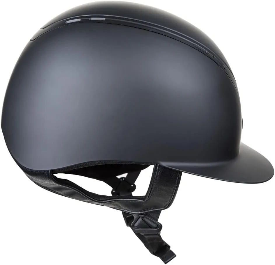 TuffRider Guardian Matte Wide Brim Equestrian Riding Helmet with Mesh Helmet Bag with Assorted Color