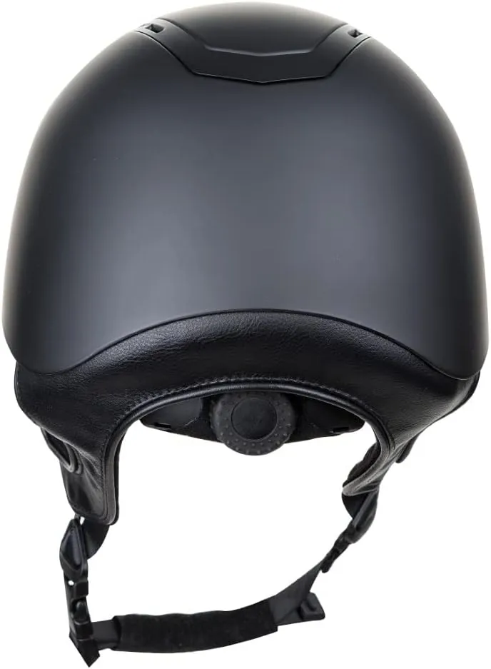 TuffRider Guardian Matte Wide Brim Equestrian Riding Helmet with Mesh Helmet Bag with Assorted Color