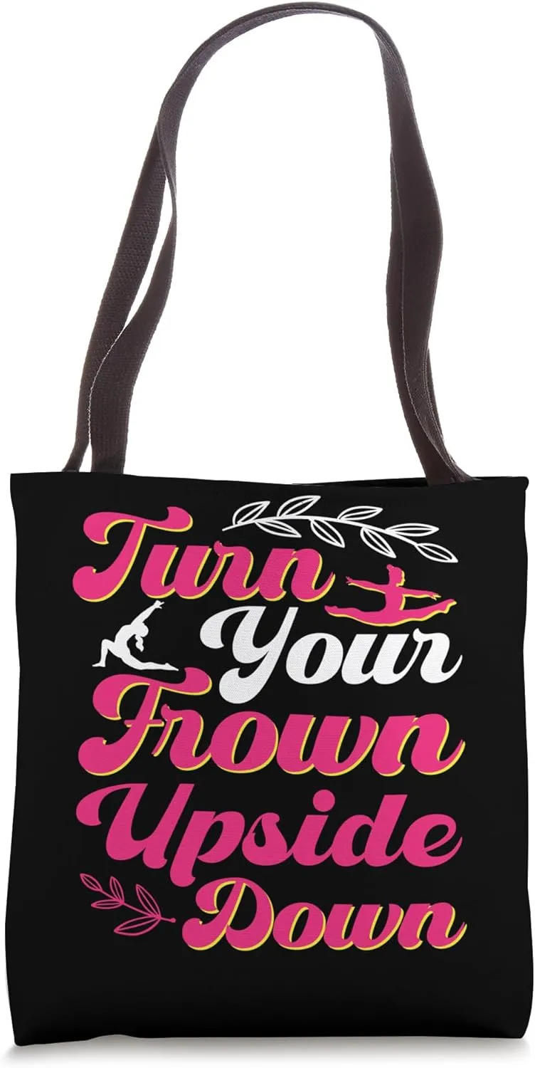 Turn your frown upside down - Gymnast Gymnastics Tote Bag