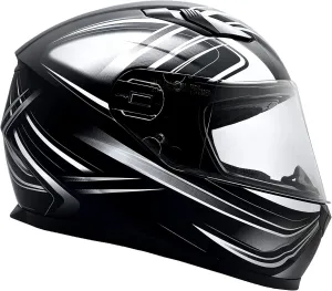 Typhoon Adult Full Face Motorcycle Helmet w/Drop Down Sun Shield DOT Certified