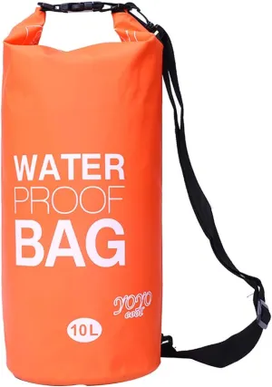 Ultra Dry Premium Waterproof Bag,Sack with Roll Top & Long Adjustable Shoulder Strap Included, Perfect for Kayaking/Boating/Canoeing/Camping/Rafting/Swimming/Fishing/Hiking/Snowboarding,Orange