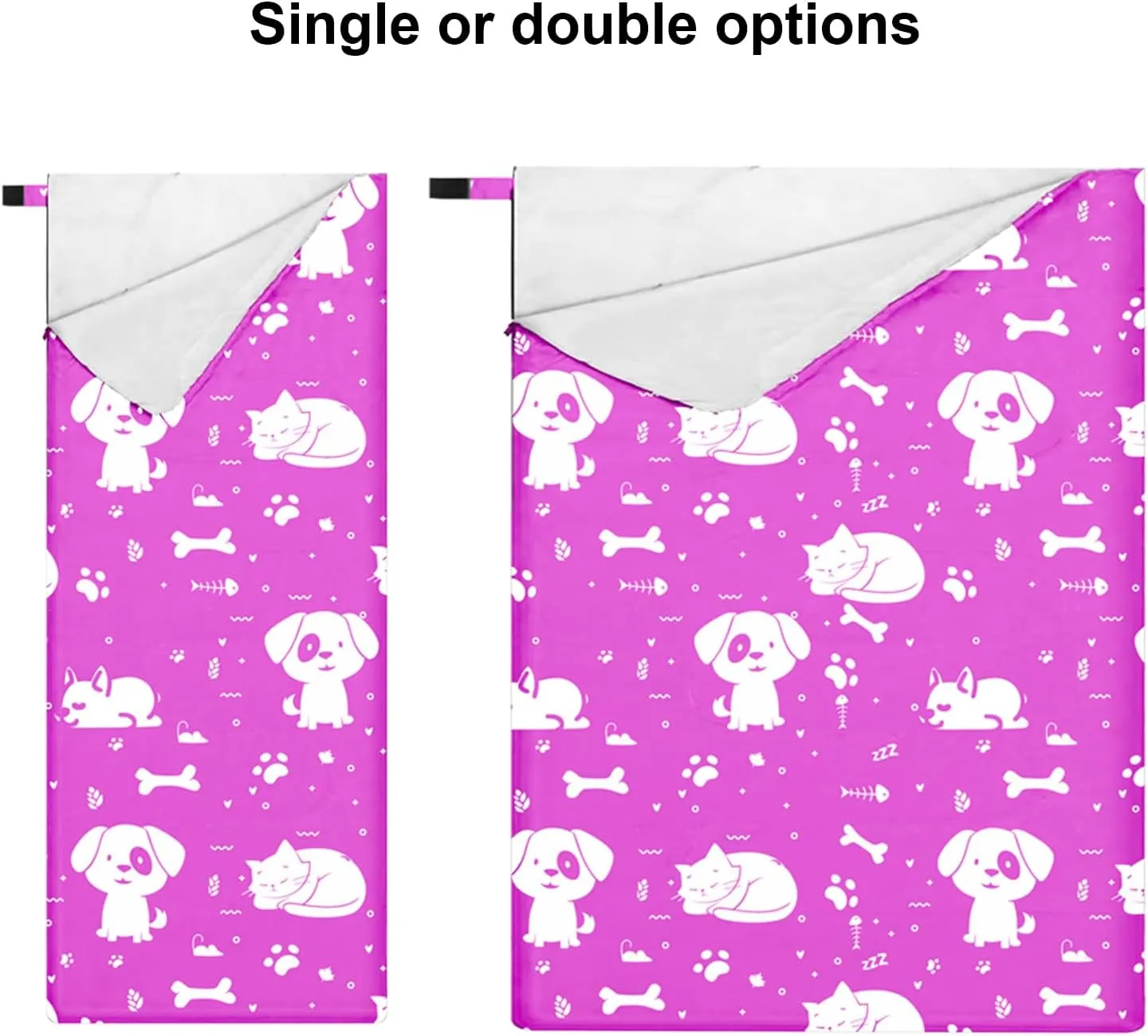 Ultralight 3 Season Kids Sleeping Bag | 50F- 70F Indoor/Outdoor Sleeping Bag for Boys, Girls, Toddlers and Youth | Ultra Compact, Ideal for Camping and Sleepover
