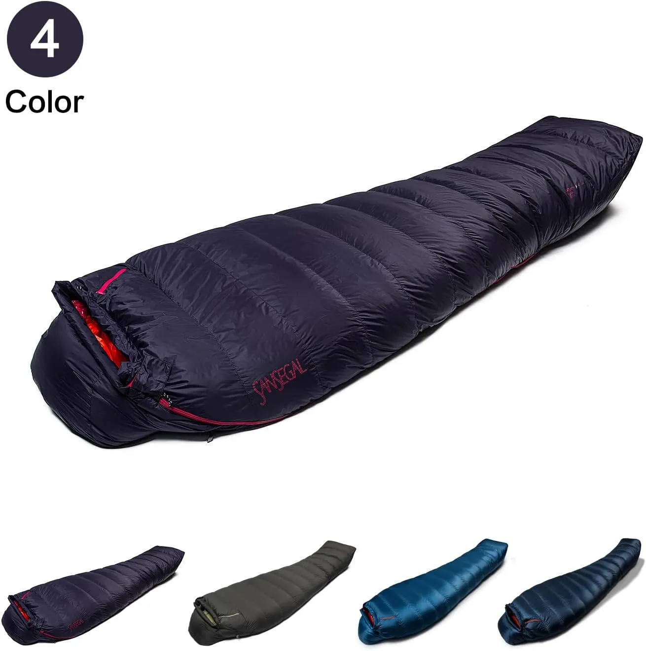 Ultralight Mummy Down Sleeping Bag 650 Fill Power Duck Down Suits for 32 Degree F for Camping Hiking Backpacking