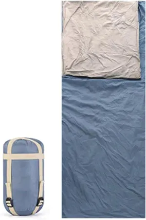 Ultralight Sleeping Bag, Envelope Lightweight Portable Comfort with Compression Sack Long Full Sized Zipper Camping Blanket