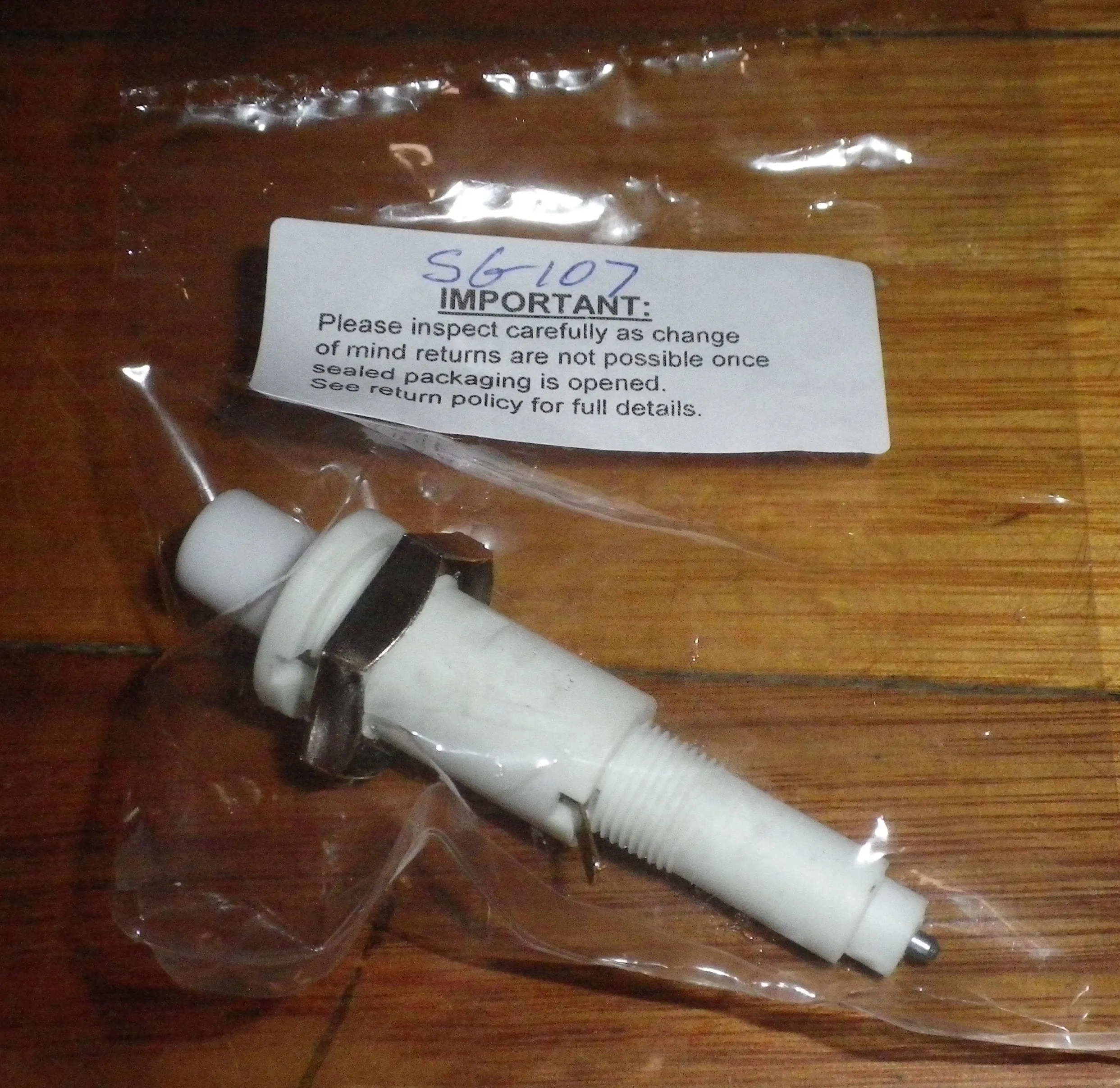 Universal Gas Stove Piezo Igniter with White Cap suits Chef, Simpson - Part # SG107