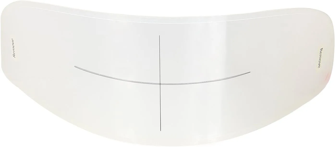 Universal Helmet Shield Anti Fog Film,Clear Visor Lens Insert Fog Resistant 3.7" x 10.7"