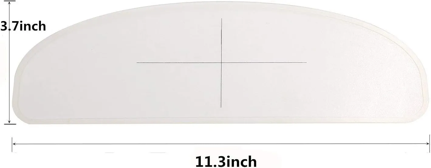 Universal Helmet Shield Anti Fog Film,Clear Visor Lens Insert Fog Resistant 3.7" x 10.7"