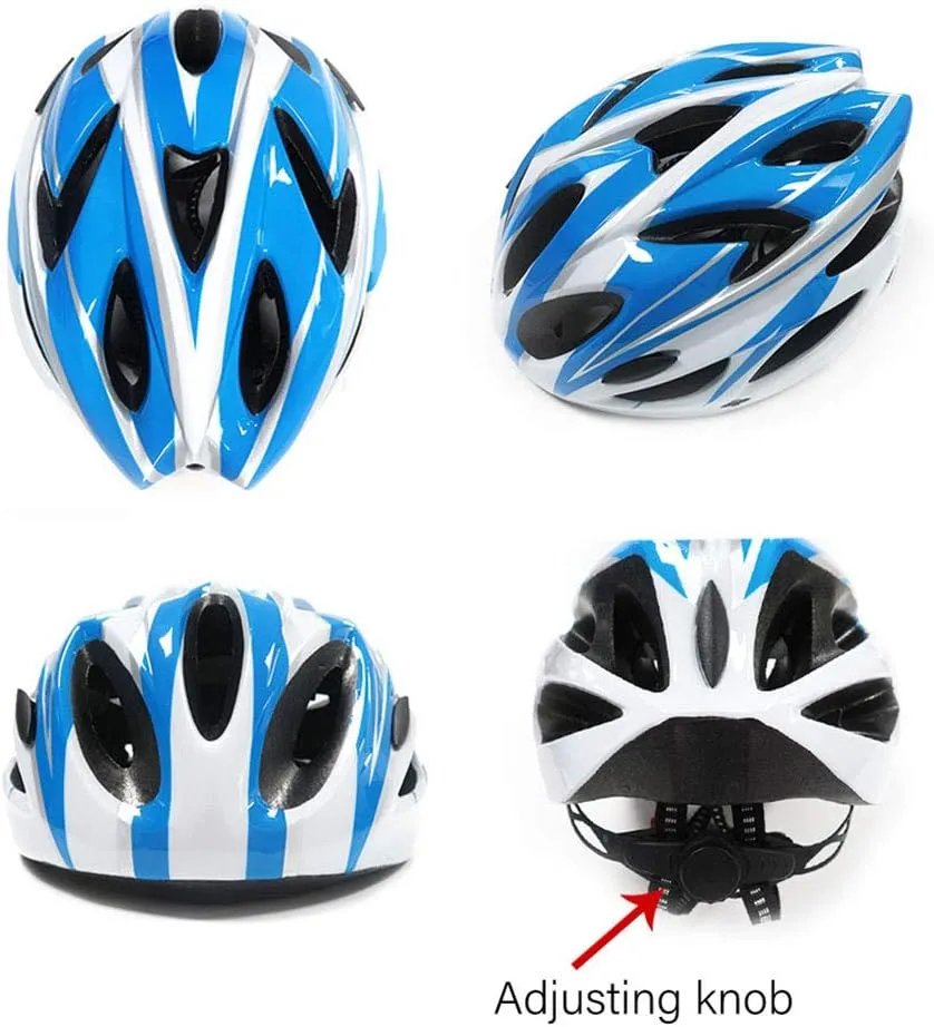 UPANBIKE Adult Bike Helmet - One-Piece Adjustable Safety Protection for Mountain & Road Bikes