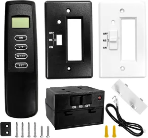 Upgraded Fireplace Remote Control Kit,Compatible with Skytech Majestic Ambient Empire Monessen Vermont Monessen Millivolt Valve Fireplace Stove with Thermostat On/Off Control Remote Receiver