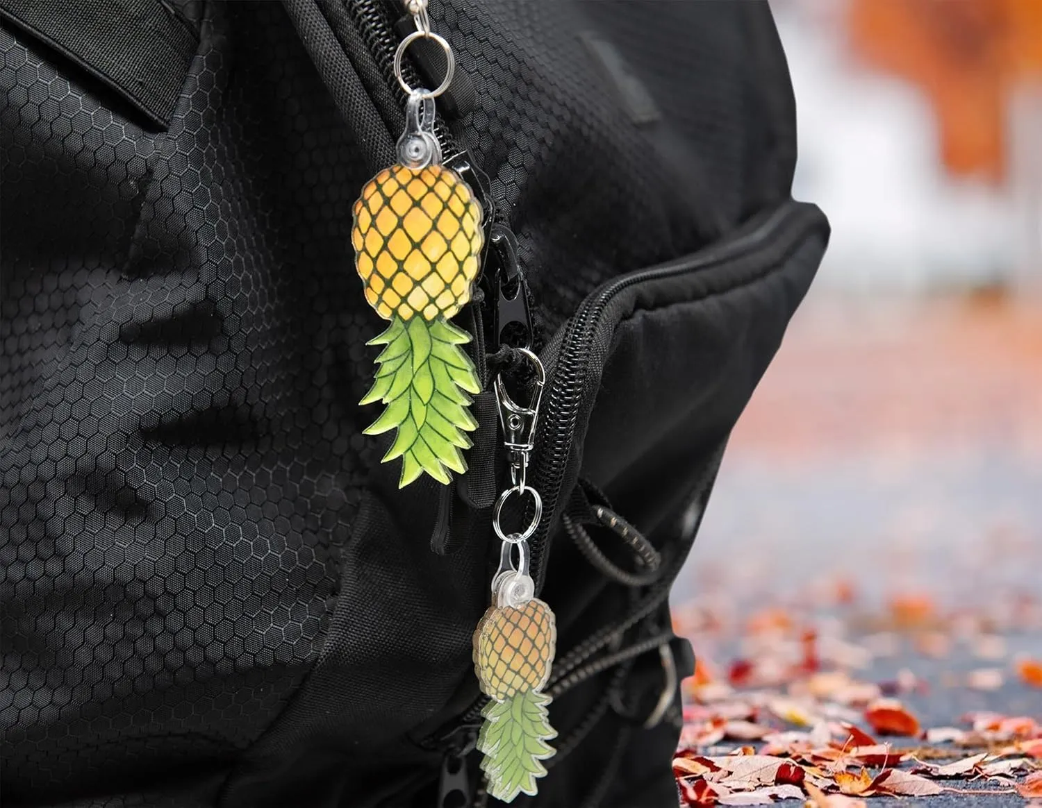 Upside Down Pineapple Keychain Gift Charm Accessories for Purse Handbag Backpack Decor