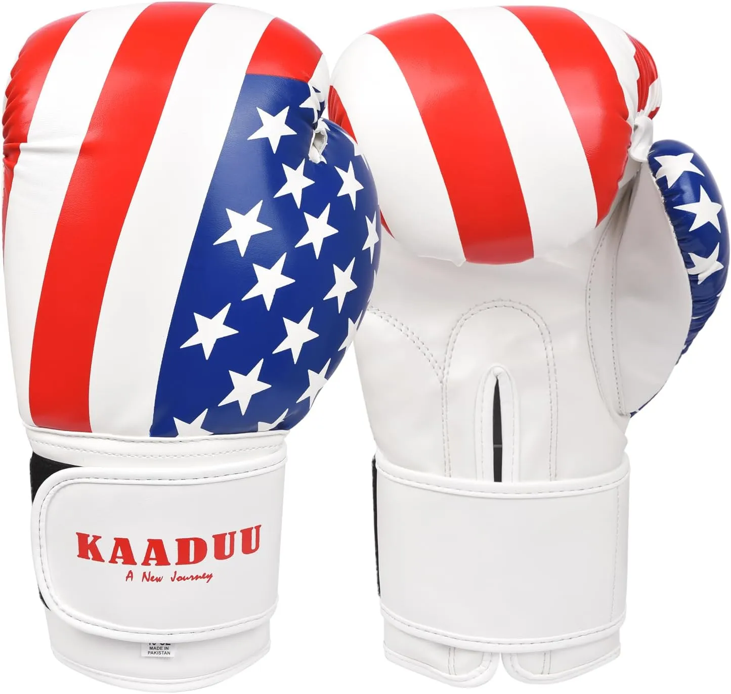 USA Flag Boxing Gloves for Men & Women, Boxing Training Gloves, Kickboxing Gloves, Sparring Punching Gloves, Heavy Bag Workout Gloves for Boxing, Muay Thai, American Flag Boxing Gloves