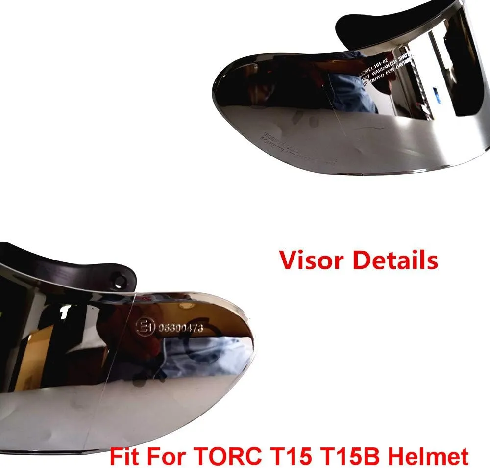 VCOROS Visor for TORC T15 T15B Bluetooth Helmet Visor Replacement