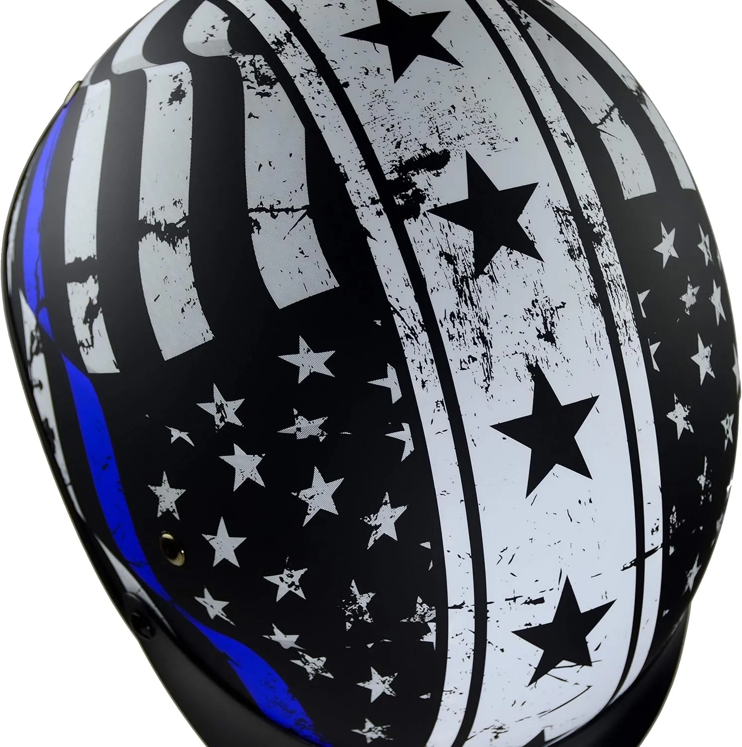 Vega Warrior Motorcycle Half Helmet with Sunshield/Adjustable Size Dial DOT Half Face Skull Cap for Bike Cruiser Chopper Moped Scooter ATV
