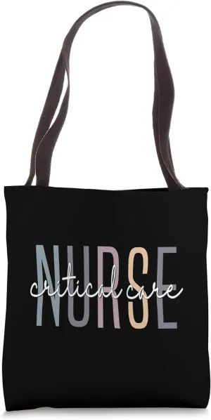 Vintage Critical Care Nurse CCU Nurse Critical Care Nursing Tote Bag