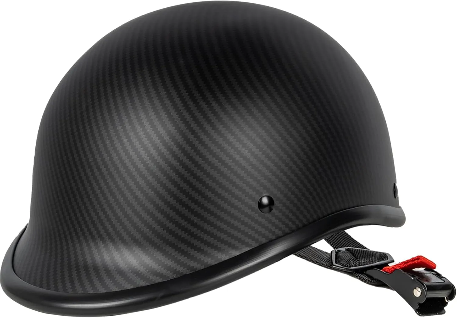 Vintage Motorcycle Half Helmet - Lightweight Low Profile Open-Face Half-Face Helmet – DOT Approved