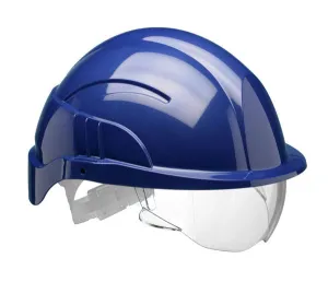 VISION PLUS SAFETY HELMET WITH INTEGRATED VISOR