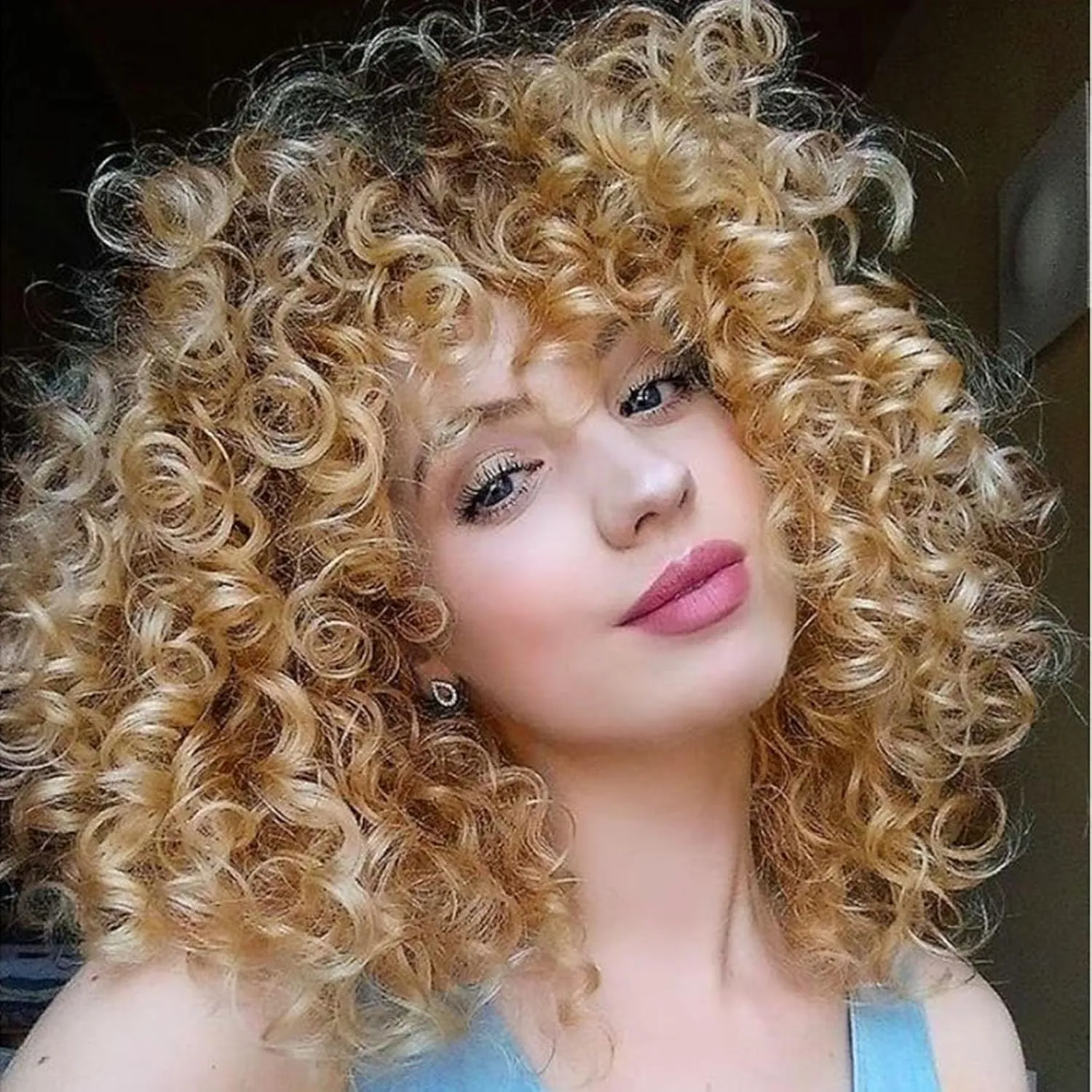 Vomella GoGo Curl Crochet Hair 8 Packs Water Wave 10 Inch Blonde Curly Crochet Hair for Women Short Beach Curl Synthetic Deep Twist Hair Extensions(27#)
