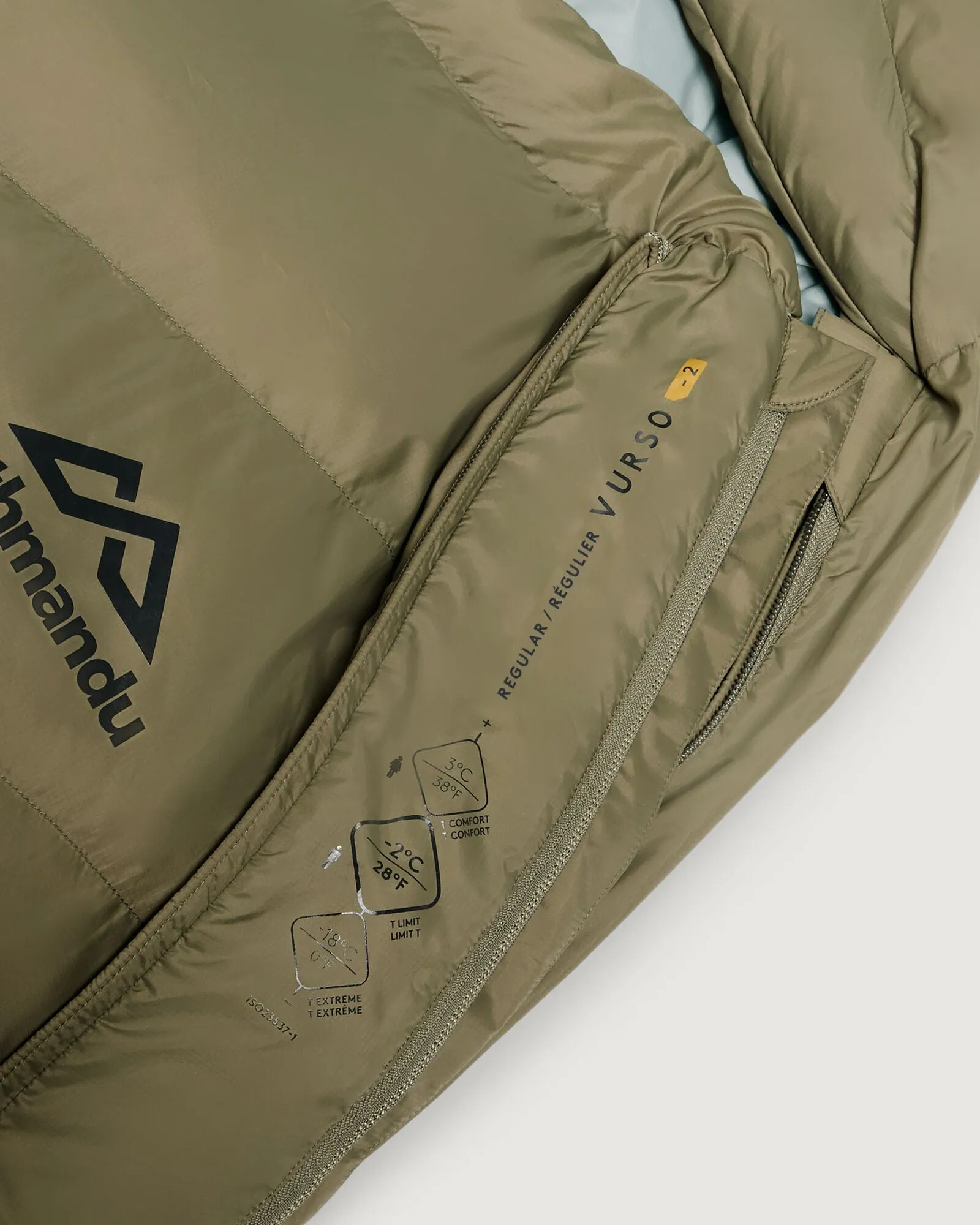 Vurso -2 °C Sleeping Bag - Regular - Beech/Dark Moss