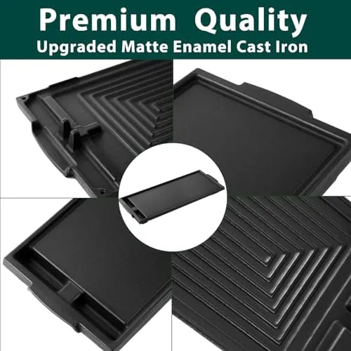 W10432544 Griddle Stove Replacement Parts for Whirlpool Gas Stove Top Griddle Pan Whirlpool Kitchenaid Kenmore Maytag Jenn-Air Range Stove Oven Cast Iron Center Middle Burner Stovetop Plate 1 Pack