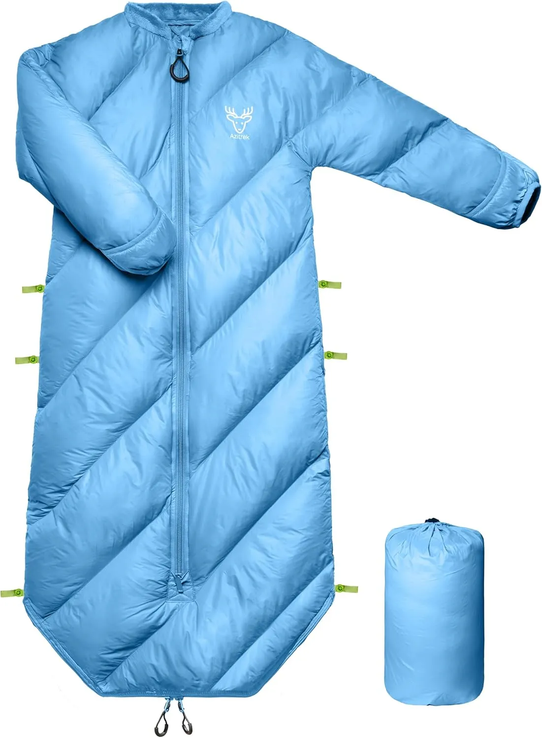 Walkable Toddler Sleeping Bags for Kids, Boys Girls (2T-4T) - Puffy Camping Sleeping Sack for Indoor, Outdoor, Travel, Sleepover, Slumber Party (up to 46 in)- Machine Washable, Lightweight