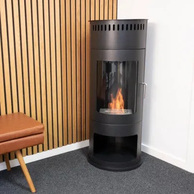 Washington - Black bioethanol Wood-burning Stove🌿