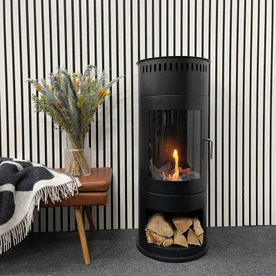 Washington - Black bioethanol Wood-burning Stove🌿
