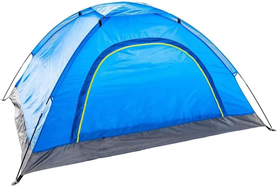 Waterproof Camping 2 Person Tent, 78 x 59 x 43 inches, Rain Flap, Repackable Sack