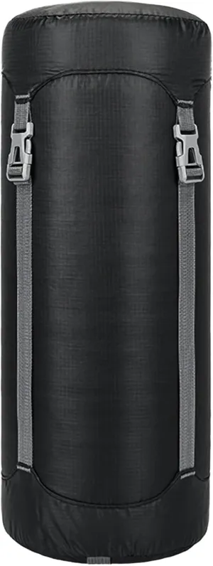 Waterproof Compression Dry Bag, 30 L/7.9 Gal Compression Sack with Lid, Nylon Storage Bag with Buckles for Hiking, Camping, Travel