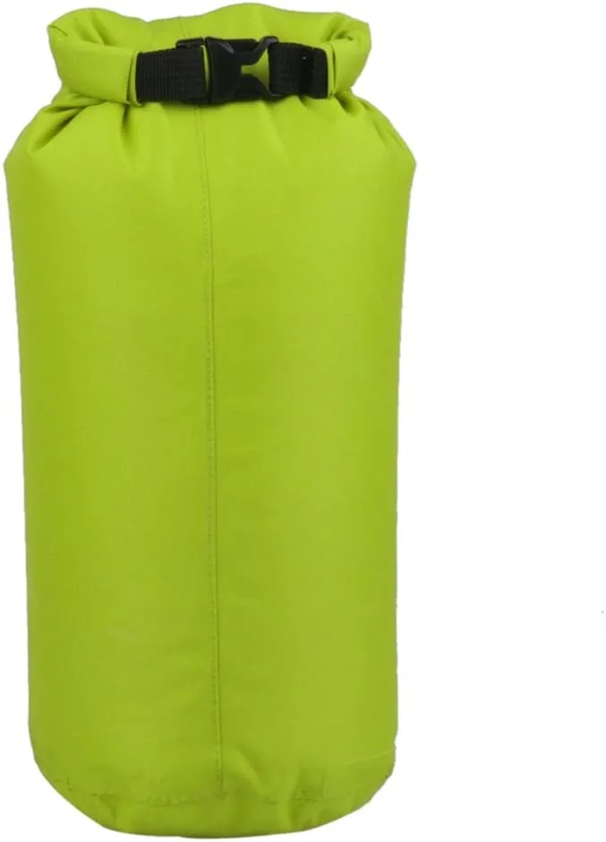 Waterproof Dry Sack Lightweight Compression Bag for Boating Kayaking Fishing Rafting Canoeing 15L YellowGreen