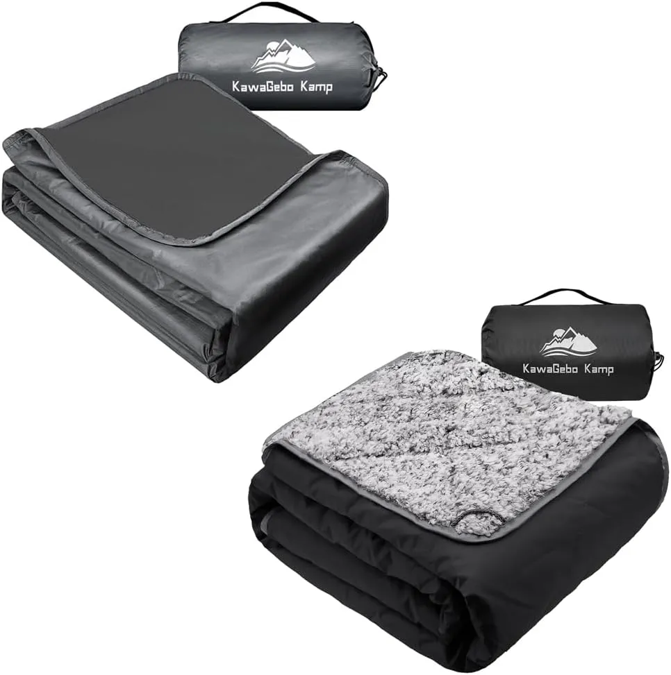 Waterproof Outdoor Blanket, Stadium Blanket for Camping, Picnics, and Sports Stay Dry and Comfortable