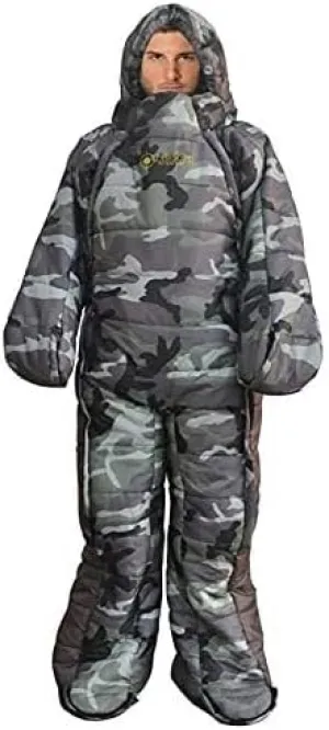 Wearable Sleeping Bag for Adults, Ultralight & Warm Cotton for Hiking, Camping, Travel, Windproof