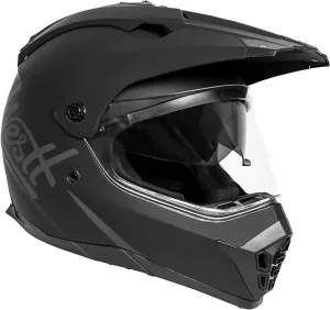 Westt Dual Sport Motorcycle Helmet Off-Road Helmets for Adults, Dual Visor Motorcycle Helmet - Full Face ATV UTV Helmet Dirt Bike Motocross Helmets DOT Approved