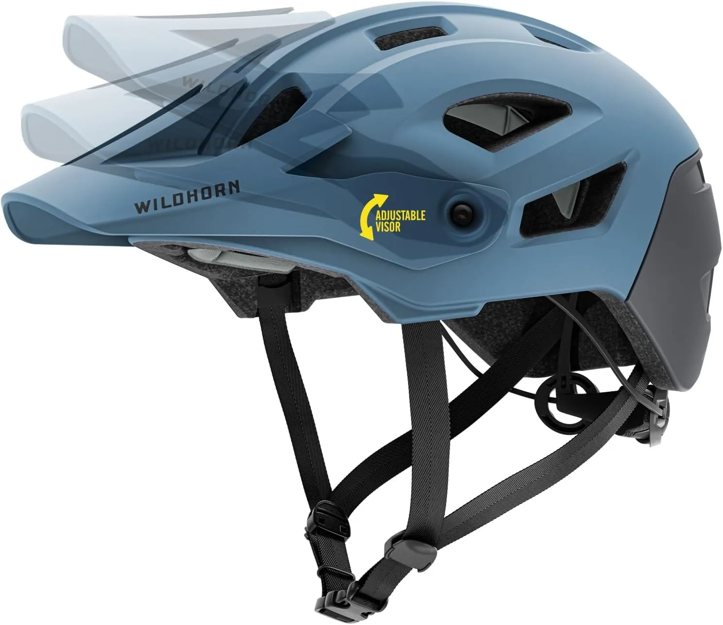 Wildhorn Corvair Mountain Bike Helmet for Men and Women with Maximum Venting, FTA fit System & Adjustable Visor. Adjustable Sizing Adult Bike Helmets for Women and Men. Stylish All Around MTB Helmet