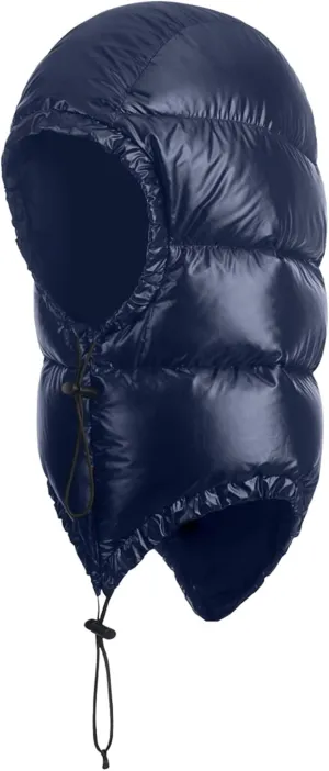 Winter Warm Ultralight Down Hood Waterproof Sleeping Bag Outdoor Camping Windproof Down Cap Hat with Storage Bag