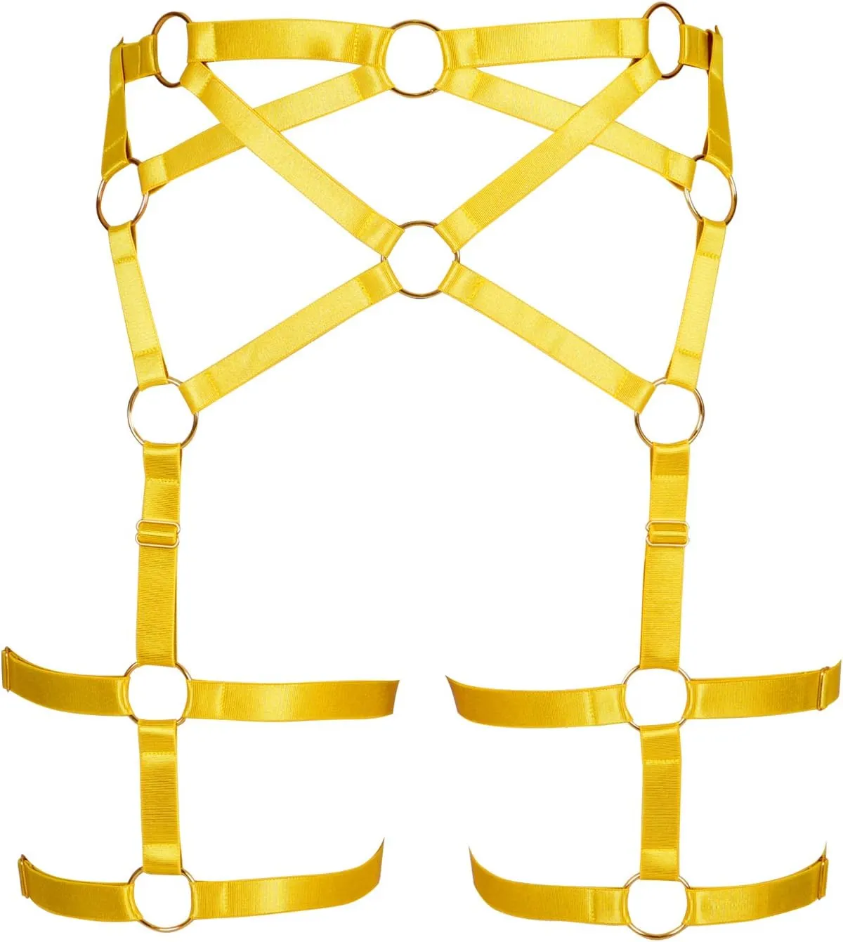 Woman Body Harness Garter Belt Punk Gothic Leg Harness Cage Dance Underwear Accessories