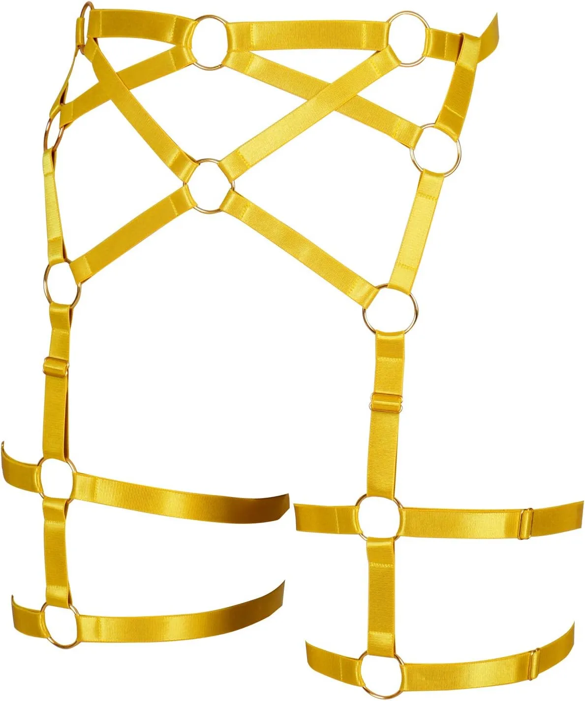 Woman Body Harness Garter Belt Punk Gothic Leg Harness Cage Dance Underwear Accessories