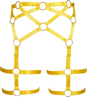 Woman Body Harness Garter Belt Punk Gothic Leg Harness Cage Dance Underwear Accessories
