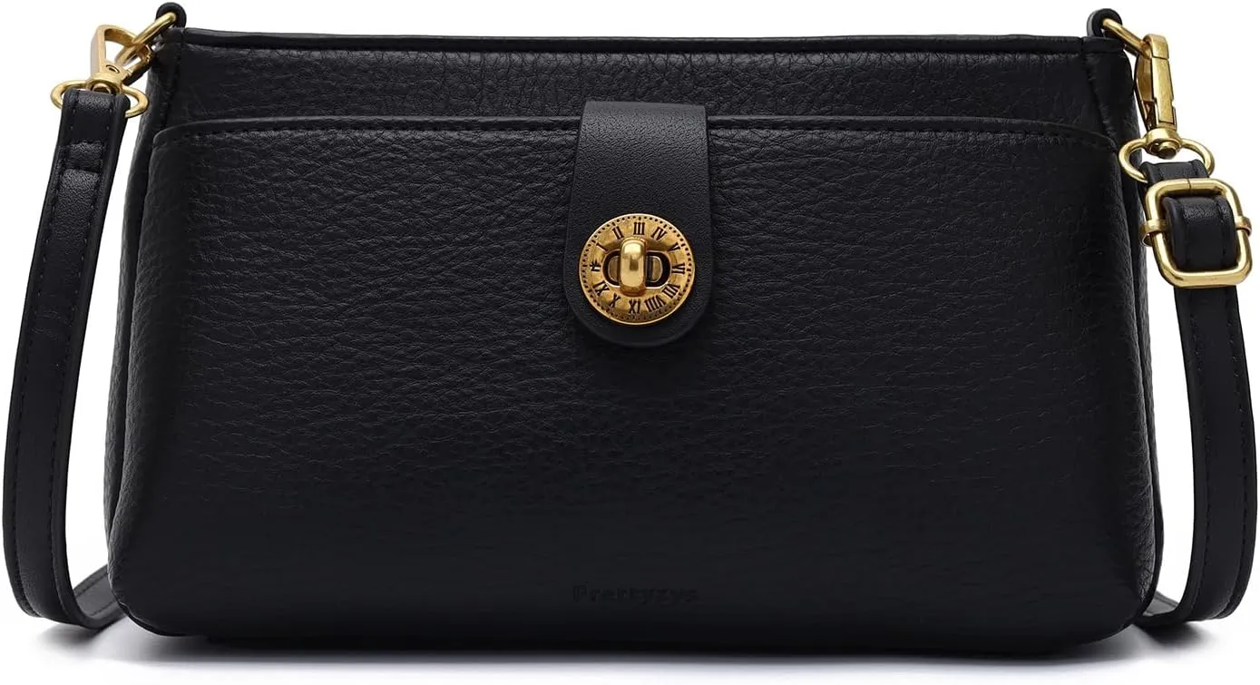Women's Commuter Shoulder Bags Square Cross Body Bag Synthetic Leather Locklock Purses