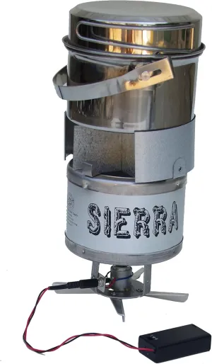 Wood Burning Backpacking/Camp Stove with Complete Upgrade Kit